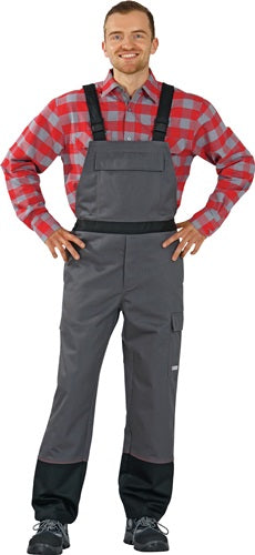 Schweißerschutzlatzhose Weld Shield Gr48 grau/schwarz