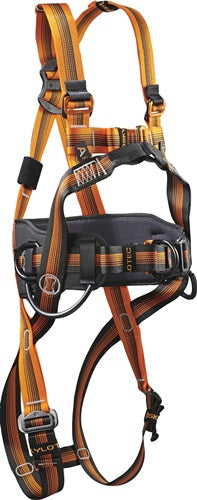 Auffanggurt Falc Standard EN361:2002 EN358:2018 schwarz/orange/anthrazit für Kleidergröße M/XXL SKYLOTEC