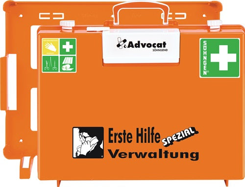 Erste Hilfe Koffür Advocat Verwaltung B400xH300xT150camm orange SÖHNGEN