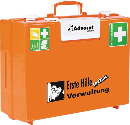 Erste Hilfe Koffür Advocat Verwaltung B400xH300xT150camm orange SÖHNGEN – Ansicht 3