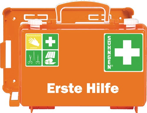 Erste Hilfe Koffür klein QUICK-CD B260xH170xT110camm orange SÖHNGEN – Ansicht 4