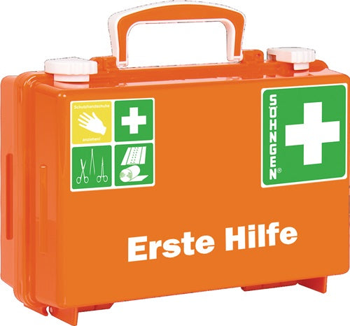 Erste Hilfe Koffür klein QUICK-CD B260xH170xT110camm orange SÖHNGEN – Ansicht 3
