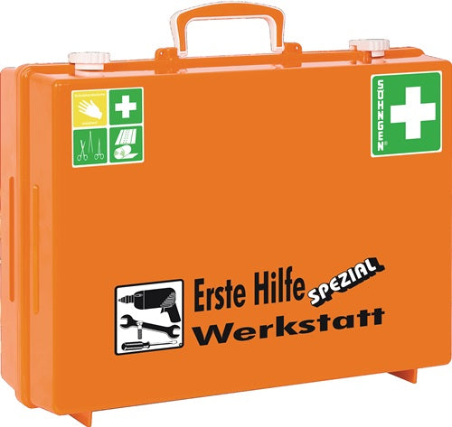 Erste Hilfe Koffür Beruf SPEZIAL Werkstatt B400xH300xT150camm orange SÖHNGEN – Ansicht 3