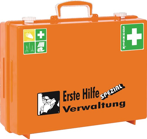 Erste Hilfe Koffür Beruf SPEZIAL Verwaltung B400xH300xT150camm orange SÖHNGEN – Ansicht 3