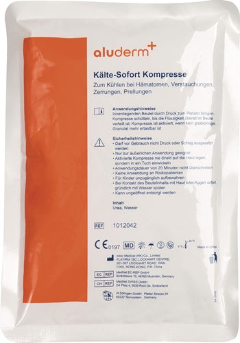 Kälte-Sofortkompressen klein Länge ca 150 x Breite ca 210 mm ohne Vorkühlung SÖHNGEN
