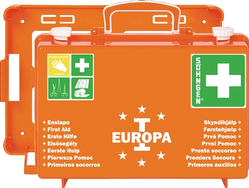 Erste Hilfe Koffür EUROPA I B310xH210xT130camm orange SÖHNGEN