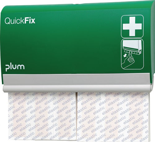 Pflasterspender QuickFix Elastic long B230xH135xT32ca mm grün PLUM