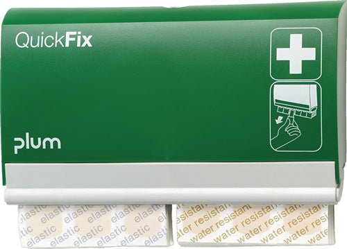 Pflasterspender QuickFix 1 B230xH135xT32ca mm grün PLUM