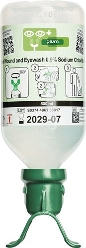 Augenspülflasche DUO 05 l 3 Jahre (ungeöffnete Flasche) DIN EN15154-4 PLUM