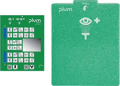 Wandbox unbefüllt Polystyrol inkl Befestigungsmaterial Spiegel PLUM