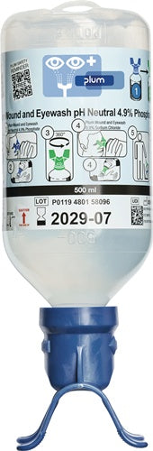 Augenspülflasche DUO pH Neutral 05 l DIN EN15154-4 PLUM
