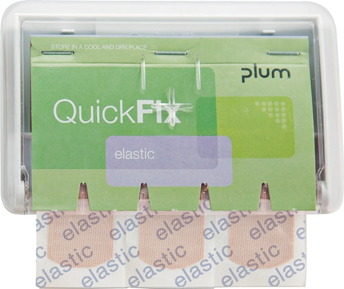 Pflasterspender QuickFix® UNO B130xH85xT35ca mm transparent PLUM