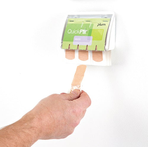 Pflasterspender QuickFix® UNO B130xH85xT35ca mm transparent PLUM – Ansicht 5