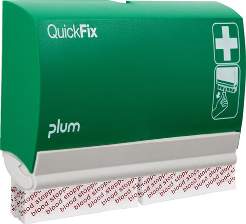 Pflasterspender QuickFix Blood stopper B230xH135xT32ca mm grün PLUM