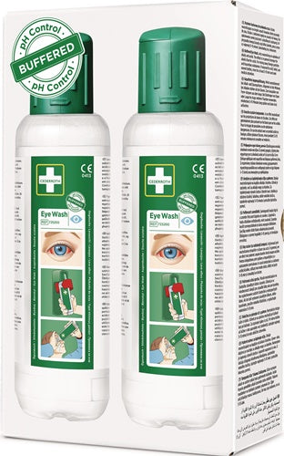 Augenspülflasche 2 x 05 l DIN EN15154-4 CEDERROTH