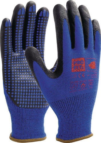 Nitril-Feinstrickhandschuh NI-Thermo Größe 11 blau Nylon Acryl & Nitril EN 388 EN 407 EN 511 PSA-Kategorie II PRO FIT - V