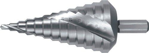 Stufenbohrer Bohrbereich 4-39 mm HSS spiralgenutet Schneidenanzahl 2 Stufenanzahl 13 RUKO