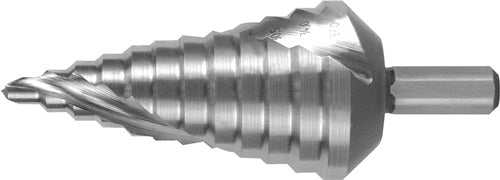 Stufenbohrer Bohrbereich 6 - 37 mm HSS-Co5 spiralgenutet Schneidenanzahl 2 Stufenanzahl 12 RUKO