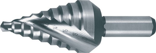 Stufenbohrer Bohrbereich 4-20 mm HSS spiralgenutet Gesamtlänge 58 mm Schneidenanzahl 2 Stufenanzahl 9 RUKO