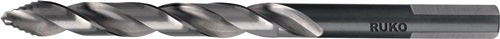 Spiralbohrer ULTIMATECUT FS DIN 338 Typ N Nenn-Ø 6 mm HSS blank/brüniert 3-Flächenschaft 93 mm 5xD rechtsschneidend RUKO