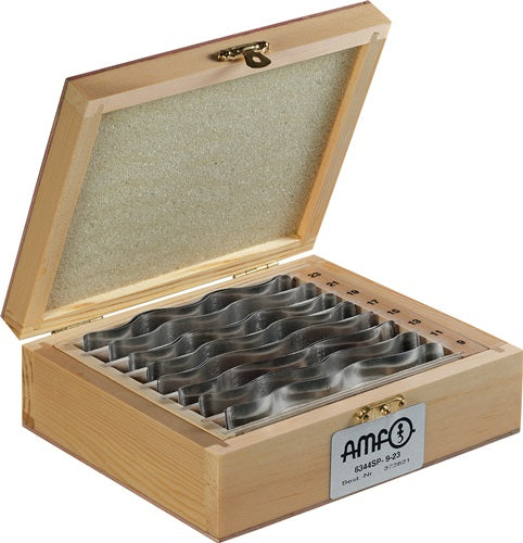 Parallelunterlagensatz Nr 6344SP Inhalt 8 Paar Größe 25-39 wellenförmig Länge 110 mm AMF
