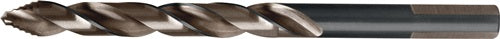 Spiralbohrer ULTIMATECUT FS DIN 338 Typ N Nenn-Ø 10 mm HSS-Co5 Gold 3-Flächenschaft 133 mm 5xD rechtsschneidend RUKO