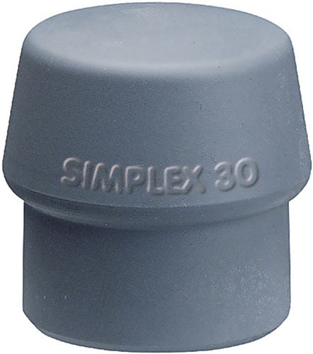 Schonhammerkopf SIMPLEX Kopf-Ø 60 mm TPE-mid grau mittelhart HALDER