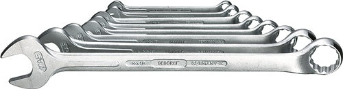 Ringmaulschlüsselsatz 1 B (AF) 8-teilig Schlüsselweiße 3/8-1 mm Form B CV-Stahl GEDORE