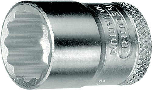Steckschlüsseleinsatz D 30 3/8 ? 12-kant Schlüsselweiße 15 mm Länge 30 mm GEDORE