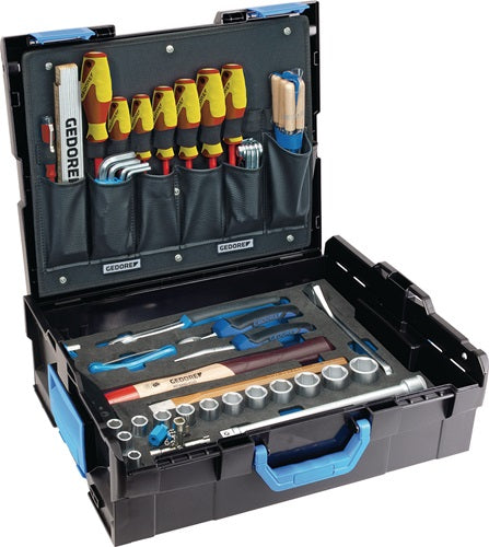 Werkzeugsortiment 1100-01 58-teilig allgemeines Handwerk L-Boxx GEDORE