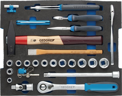 Werkzeugsortiment 1100-01 58-teilig allgemeines Handwerk L-Boxx GEDORE – Ansicht 3