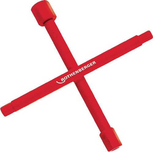 Sanitärkreuzschlüssel 200 x 200 mm mit Multifunktion ROTHENBERGER