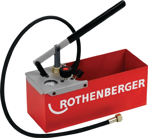 Prüfpumpe TP 25 0 - 25 bar R 1/2 ? Saugvolumen pro Hub ca 16 ml ROTHENBERGER