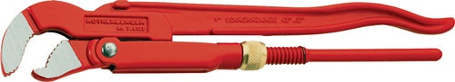 Eckrohrzange 45° SUPER S Gesamtlänge 320 mm Spannweiße 34 mm für Rohre 1 ? ROTHENBERGER