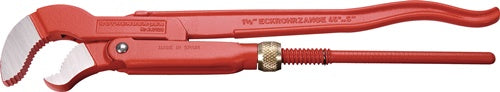 Eckrohrzange 45° SUPER S Gesamtlänge 645 mm Spannweiße 89 mm für Rohre 3 ? ROTHENBERGER