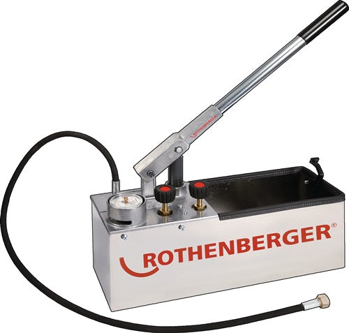 Prüfpumpe RP 50 S Inox 0 - 60 bar R 1/2 ? Saugvolumen pro Hub ca 45 ml ROTHENBERGER