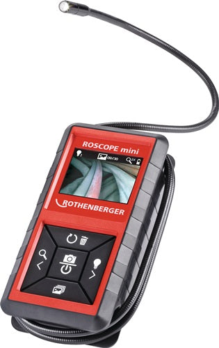 Akku-Inspektionskamera ROSCOPE®mini 2 ? 320 x 240 85 mm Kabellänge 1200 mm ROTHENBERGER