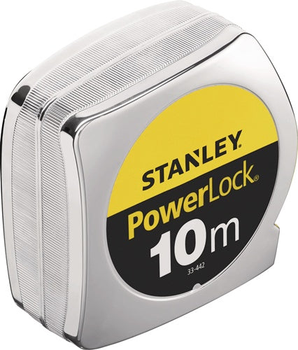 Taschenrollbandmaß PowerLock® Länge 10 m Breite 25 mm mm/cm EG II Kunststoff Clip lose STANLEY