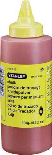 Schlagschnurkreide 115 g rot wasserfest schwer löslich Kunststoffflasche STANLEY – Ansicht 3
