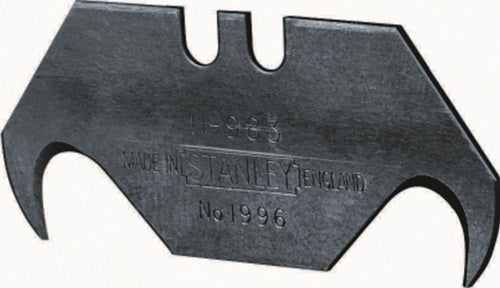 Hakenklinge 1-11-983 L50xB19xS065mm ohne Lochung 100 Sück / Kunststoffbox STANLEY