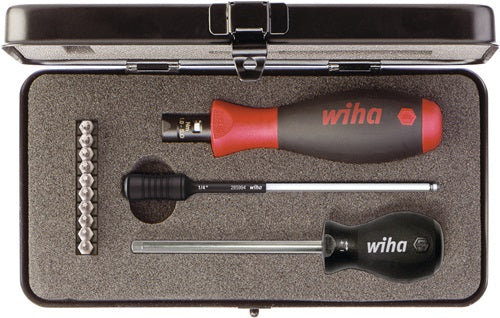 Drehmomentschraubendrehersatz 2852 S10 13-teilig 1-5 Nm einstellbar WIHA