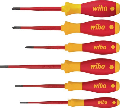 Schraubendrehersatz 3201 K601 6-teilig Schlitz / PH / +-(SL/PZD) slim fix VDE WIHA