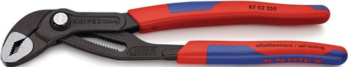 Wasserpumpenzange Cobra® Länge 250 mm Spannweiße 46 mm poliert Mehrkomponenten-Hüllen KNIPEX