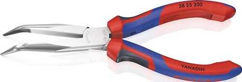 Mechanikerzange Länge 200 mm Form 2 40° gewinkelt Mehrkomponenten-Hüllen verchromt KNIPEX – Ansicht 5