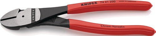 Kraftseitenschneider Länge 200 mm Form 2 Kunststoffüberzug KNIPEX