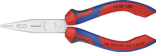 Verdrahtungszange Länge 160 mm 05-075 / 15 / 25 mm² verchromt Mehrkomponenten-Hüllen KNIPEX – Ansicht 3