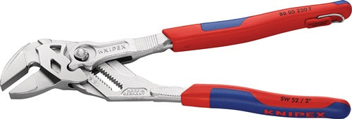 Zangenschlüssel Länge 250 mm Spannweiße 52 mm verchromt Mehrkomponenten-Hüllen mit Befestigungsöse KNIPEX – Ansicht 4