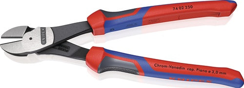Kraftseitenschneider Länge 250 mm poliert Form 0 Mehrkomponenten-Hüllen KNIPEX – Ansicht 4