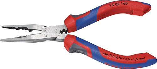 Verdrahtungszange Länge 160 mm 05-075 / 15 / 25 mm² poliert Mehrkomponenten-Hüllen KNIPEX – Ansicht 5