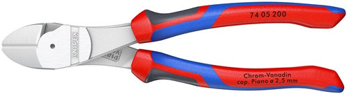 Kraftseitenschneider Länge 200 mm Form 0 Mehrkomponenten-Hüllen KNIPEX – Ansicht 4